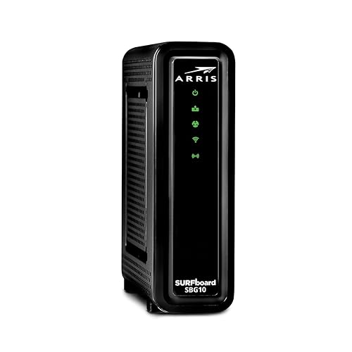 ARRIS (SBG10) - Cable Modem Router Combo - DOCSIS 3.0 16 x 4 Gigabit & AC1600 WiFi, [Check with your provider for compatibility]400 Mbps Max Internet