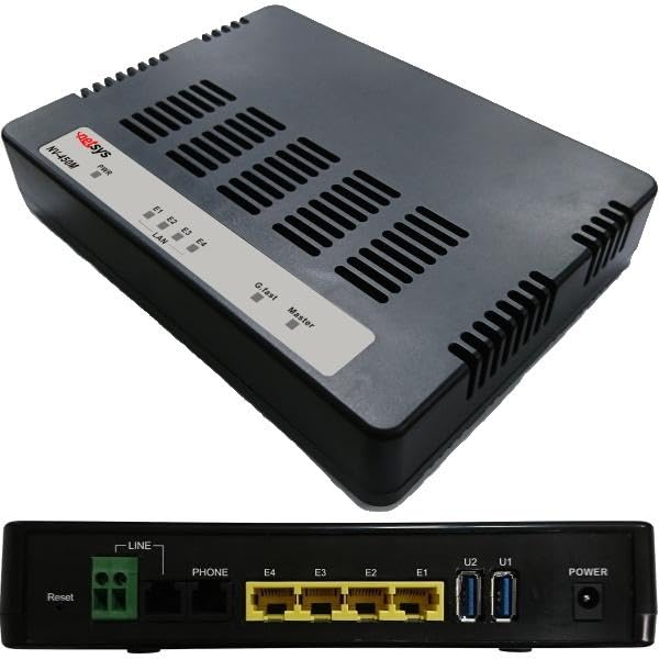 G.Fast Ethernet Extender Kit - Up to 1.1Gbps Over 2-Wire Copper | Extend LAN up to 2000 ft | Ethernet Over Phone Line or Cat5/6 (NV-450EKIT)