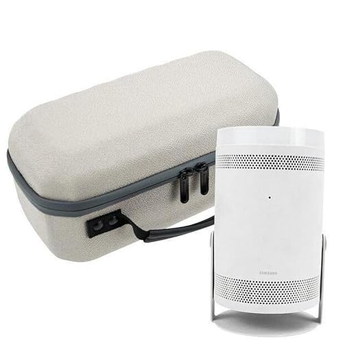 Coyktonty Portable Storage Bag for Samsung The Freestyle Portable Projector, Hard Dustproof Carrying Case Cover Compatible with Samsung The Freestyle