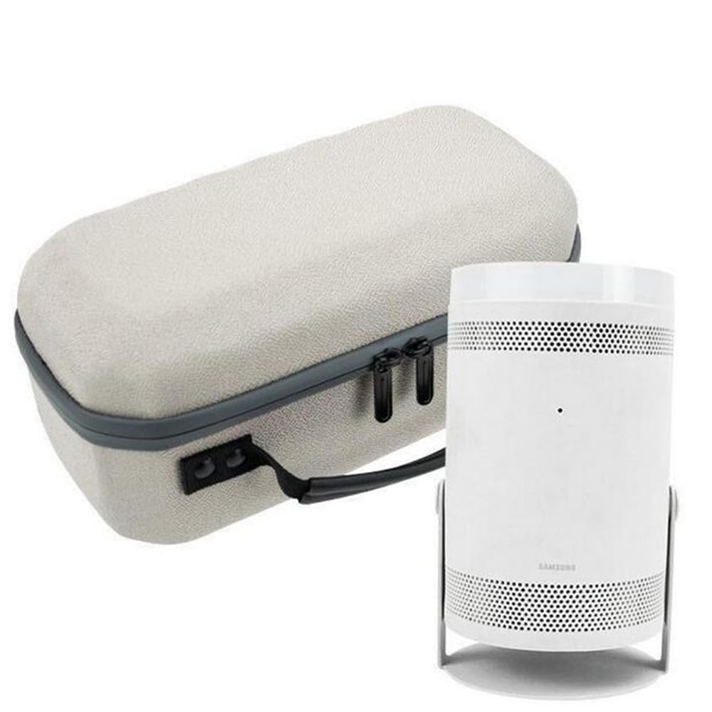 Coyktonty Portable Storage Bag for Samsung The Freestyle Portable Projector, Hard Dustproof Carrying Case Cover Compatible with Samsung The Freestyle