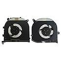 PYDDIN (1 Pair Fan) New CPU GPU Cooling Fans Intended for Dell XPS 15 9560 Precision 5520 Series Laptop Replacement Fan DC5V