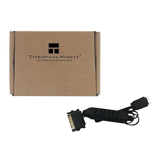 Thermalrlght A-RGB 5V Lighting Controller, 5V Computer case Fan Controller, Computer Cooling Fan LED Controller, Support 3PIN Lighting Interface, not