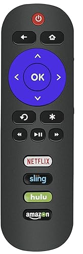 Universal Remote Control Compatible with All TCL Roku TV - No Pairing Needed