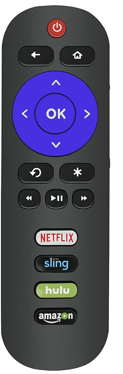 Universal Remote Control Compatible with All TCL Roku TV - No Pairing Needed