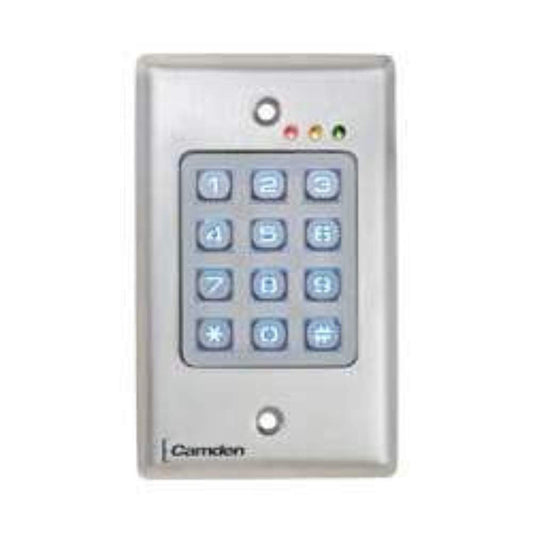 Camden CM-120W-V2 Outdoor, vandal resistant, metal backlit keypad, 999 users, 12/24V AC/DC