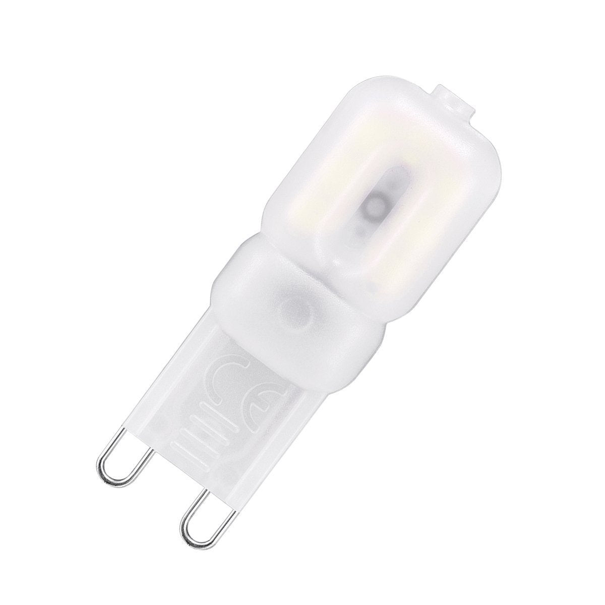 G9 LED Bulbs 6000K Daylight White 3W Dimmable Frosted Light Lamps 30W Halogen Equivalent 450 Lumen CRI >90Ra T4 G9 Bi-Pin Base 120V,10 Pack