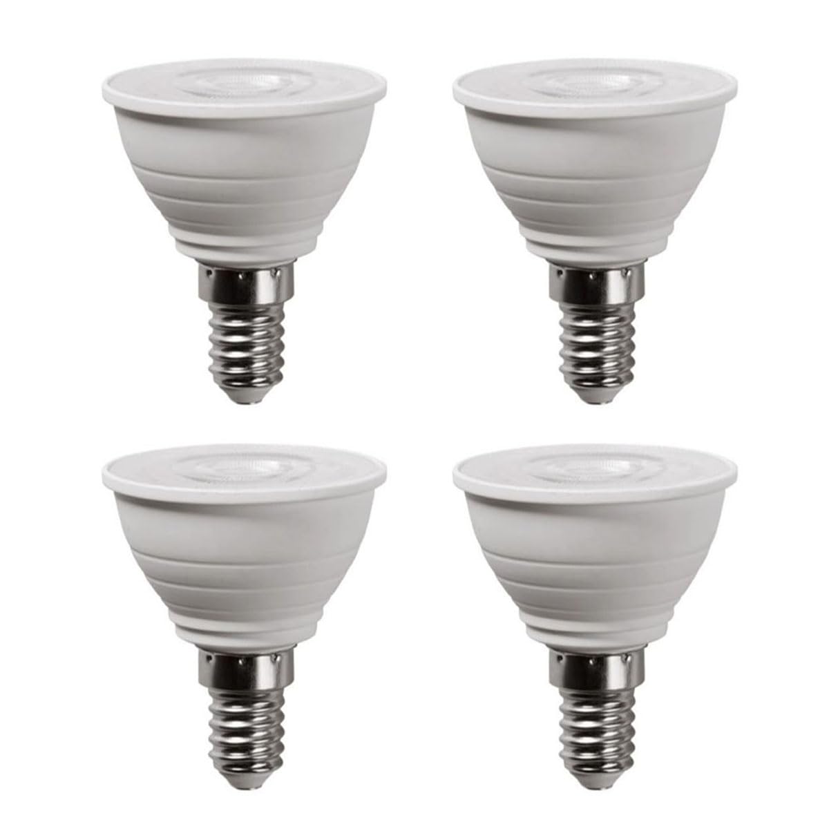 PAR16 E12 LED Bulb 5W Dimmable, 4-PACK Chandelier Short Neck Recessed Spotlight Light Bulb,500LM 50W Equivalent,No Flicker Mini Short Light Bulbs