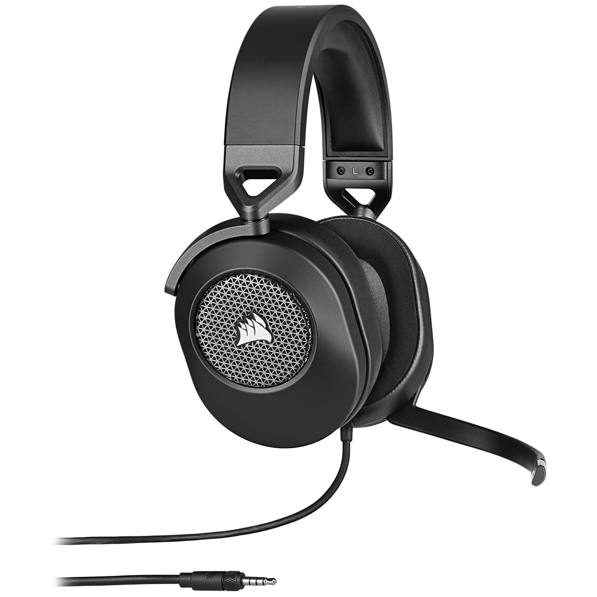Corsair HS65 Surround Gaming Headset (Leatherette Memory Foam Ear Pads, Dolby Audio 7.1 Surround Sound on PC and Mac, SonarWorks SoundID Technology