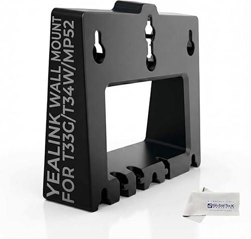 Yealink Wall Mount Bracket T31G and T31P IP Phones, Secure Dock for Offices, Call Centers, Clinics - Durable Build, Fast Easy Installation, Free Desk