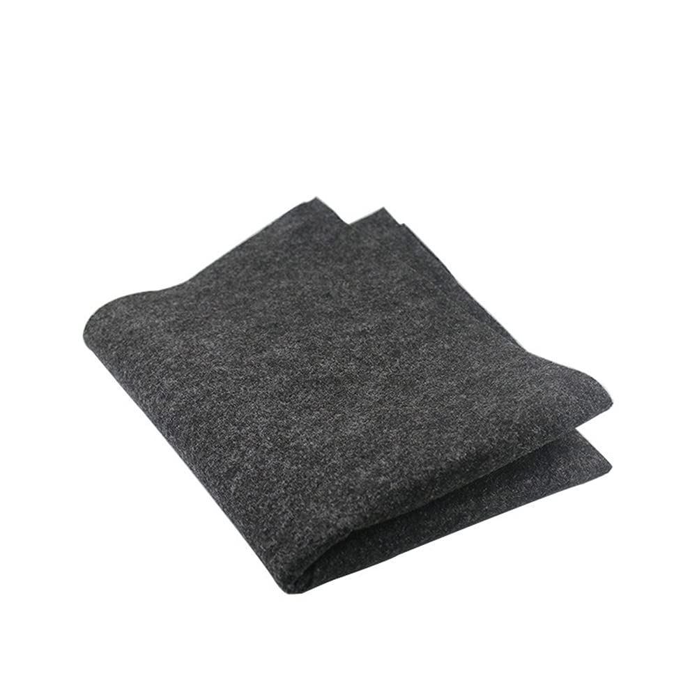 Flushbay Speaker Box Covering Carpet Grey 39.37" × 39.37" Speaker Cabinet Subwoofer Sub Box Liner Carpeting Stain-Resistant Multipurpose Felt Liner
