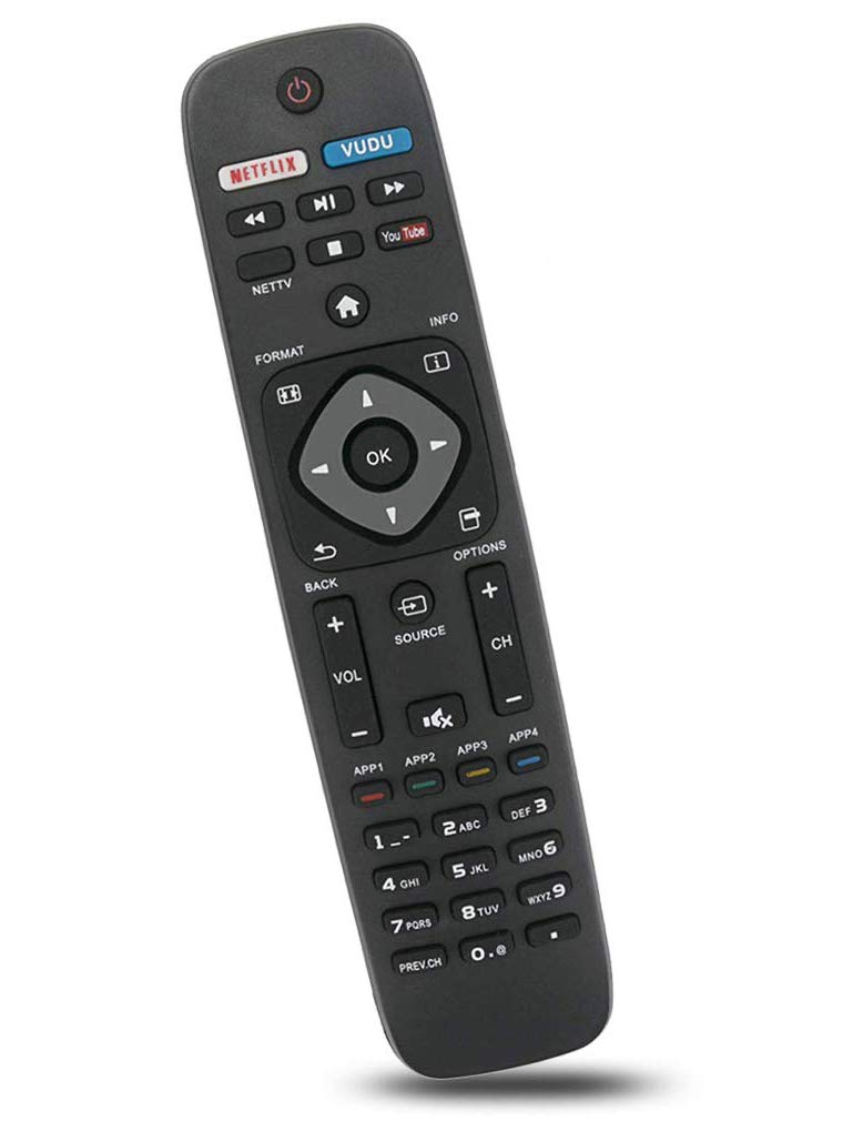 Universal Replacement Remote Control for Philips 40PFL4908/F7 43PFL5603/F7 50PFL5603/F7 55PFL5603/F7 65PFL5603/F7 65PFL5703/F7 65PFL5903/F7