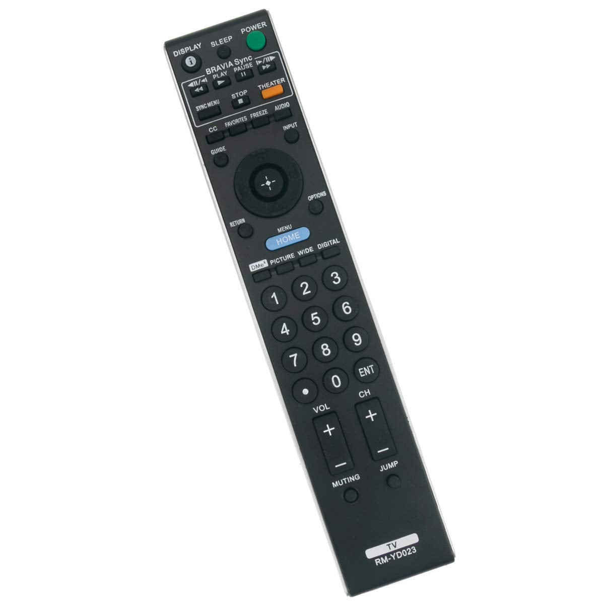 RM-YD023 Replaced Remote fit for Sony TV KDL-40W4100 KDL-42V4100 KDL-46W4100 KDL-52W4100 KDL-40V4150 KDL-32XBR6 KDL-37XBR6 KDL-40V4100 KDL-46V4100