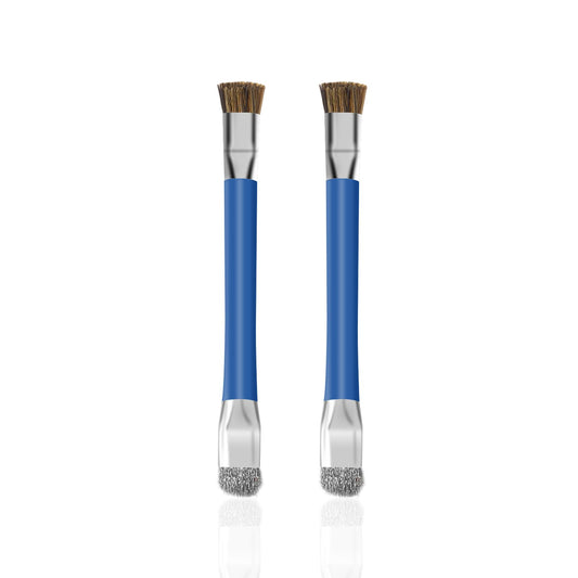 GTHUNDER 2pcs Phone Motherboard IC Cleaning Brush,Double Head Anti-Static ESD Safe Hard Brush,Motherboard Cleaning Tools Cleaning Brush for Computer
