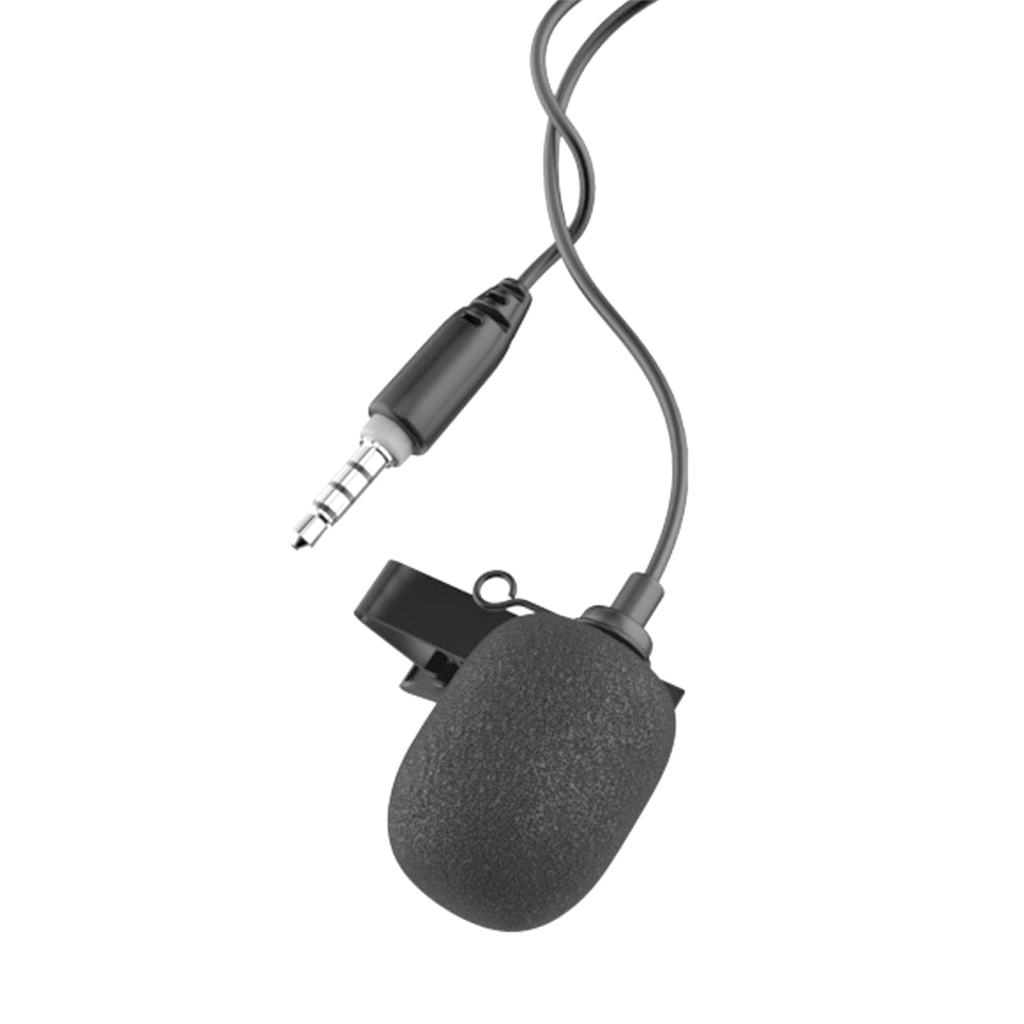 Luwigs 3pcs Lavalier Microphone Metal Tie Clips with 3pcs Lapel Mic Windscreen Foam Covers, Lapel Microphone Replacement Kit, Metal Lapel Mic Clips