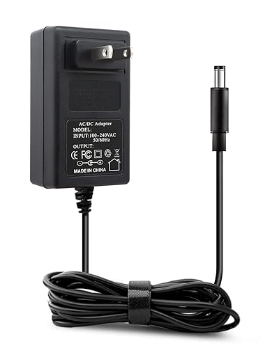 LitStar 9V 2A AC Adapter, 6ft Cord, 5.5mm x 2.1mm & 2.5mm Barrel Jack, 100V-240V Input, 9V 2A Output, Advanced Safety Protections, Compatible…