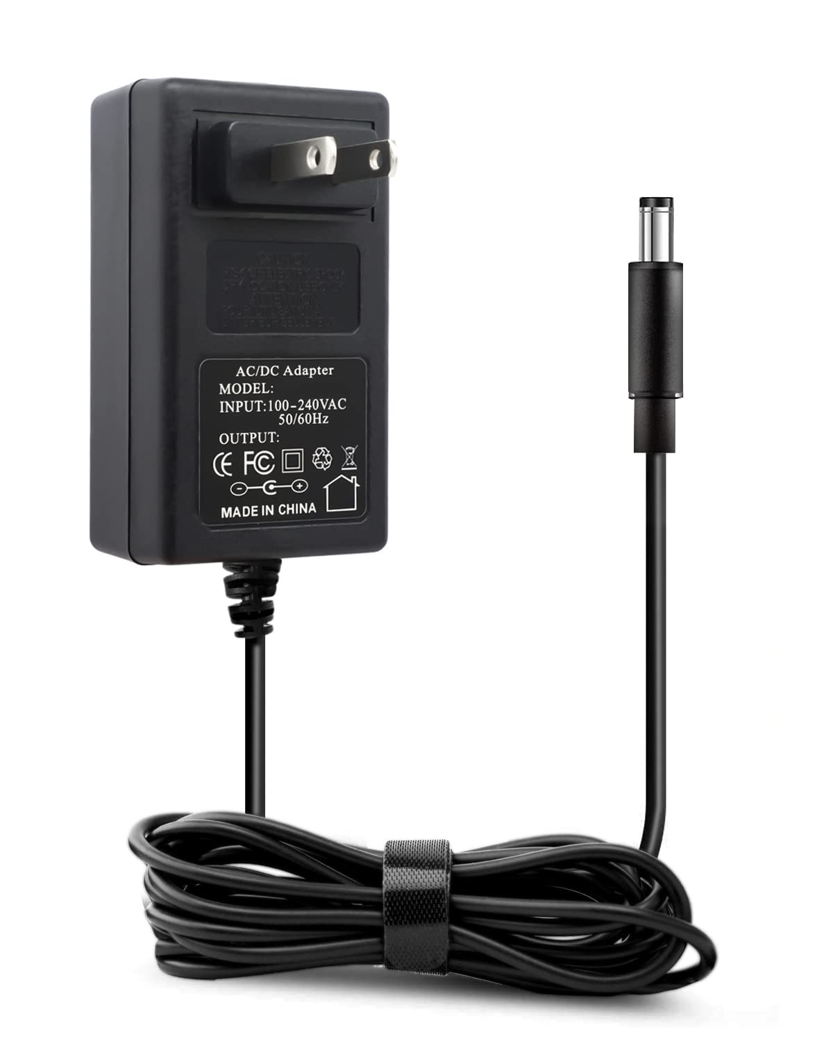 LitStar 9V 2A AC Adapter, 6ft Cord, 5.5mm x 2.1mm & 2.5mm Barrel Jack, 100V-240V Input, 9V 2A Output, Advanced Safety Protections, Compatible…