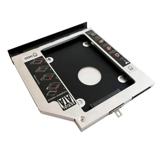 2nd HDD SSD Hard Drive Optical Frame Caddy Tray for Lenovo ThinkPad E550 E550C E555 E560 E565 only with Bezel Front Panel Faceplate Metal Bracket