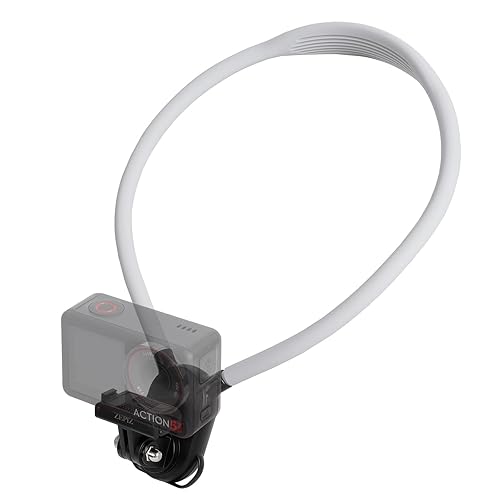 ZEPIZ Action Camera Hanging Neck Mount for DJI Osmo Action 5 Pro, Adjustable Chest Strap and Quick Release Adapter, Compatible with DJI Osmo Action 3
