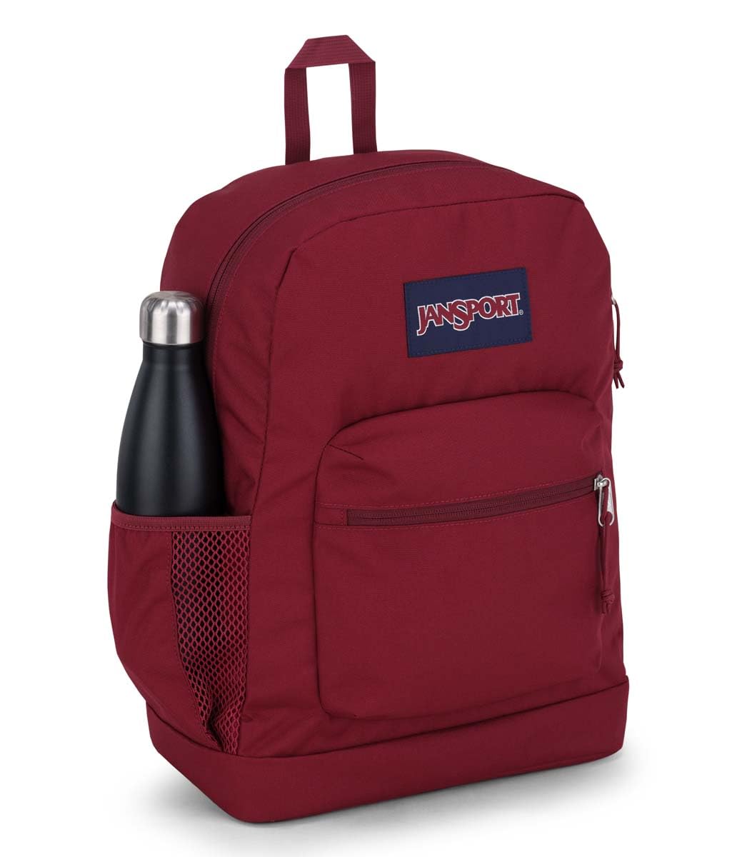 JanSport 26L Cross Town Plus Backpack, Russet Red