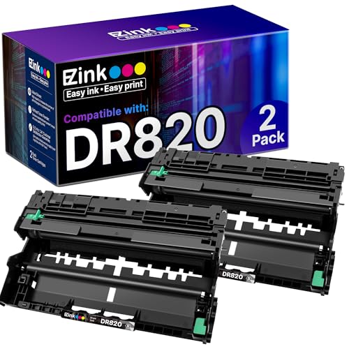 E-Z Ink Compatible Drum Unit Replacement for Brother DR 820 DR820 DR-820 Compatible with MFC-L5900DW HL-L6200DW HL-L5100DN MFC-L5800DW MFC-L5700DW