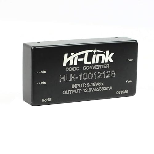 Hi-Link HLK-10D1212B 12V to 12V 833mA 10W Isolated DC Switching Power Supply Module DCDC Wide Voltage Input