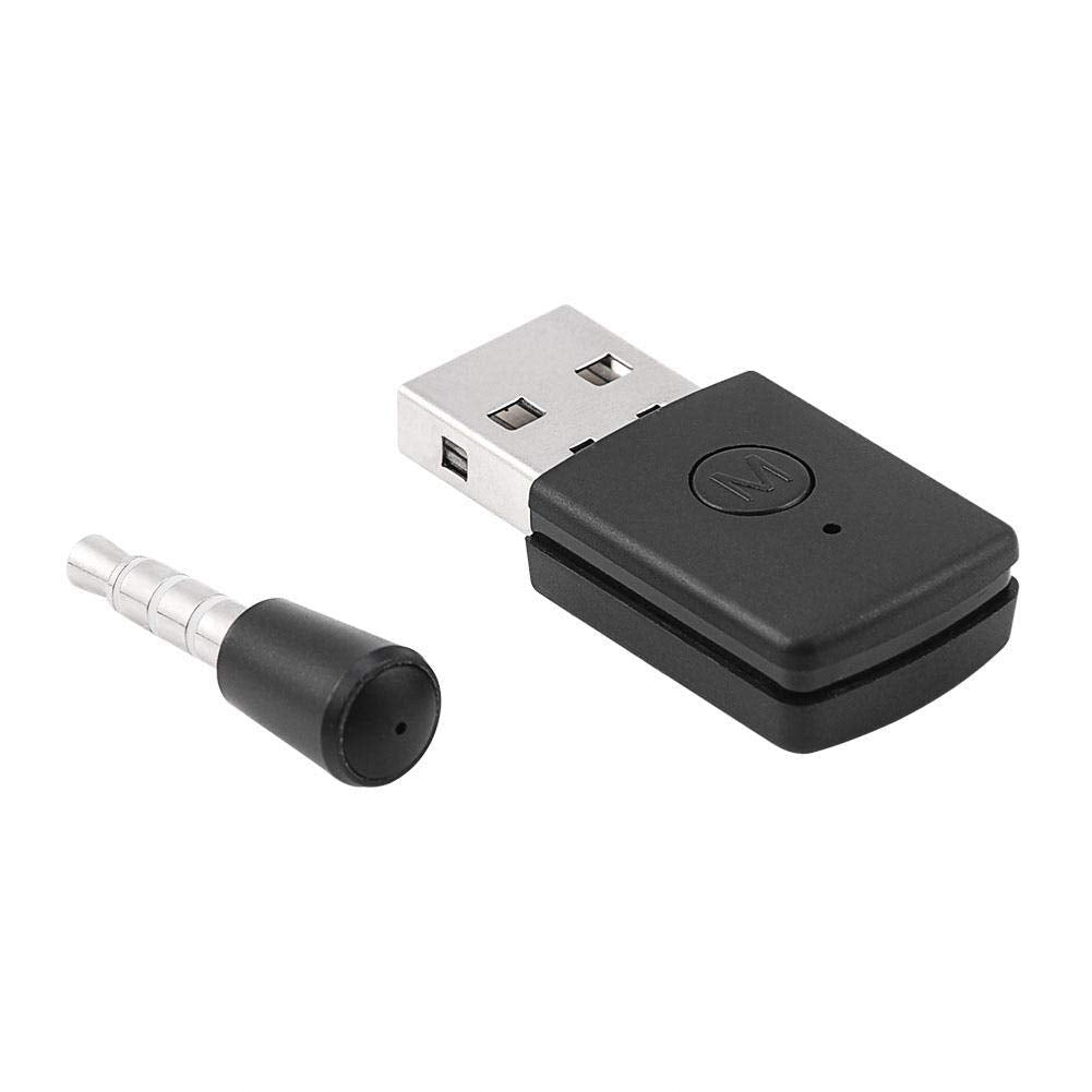 Bluetooth Adapter, Mini USB Bluetooth 5.1 Dongle with A2DP HSP Support for Wireless Headphones Gaming PCs Laptops Black