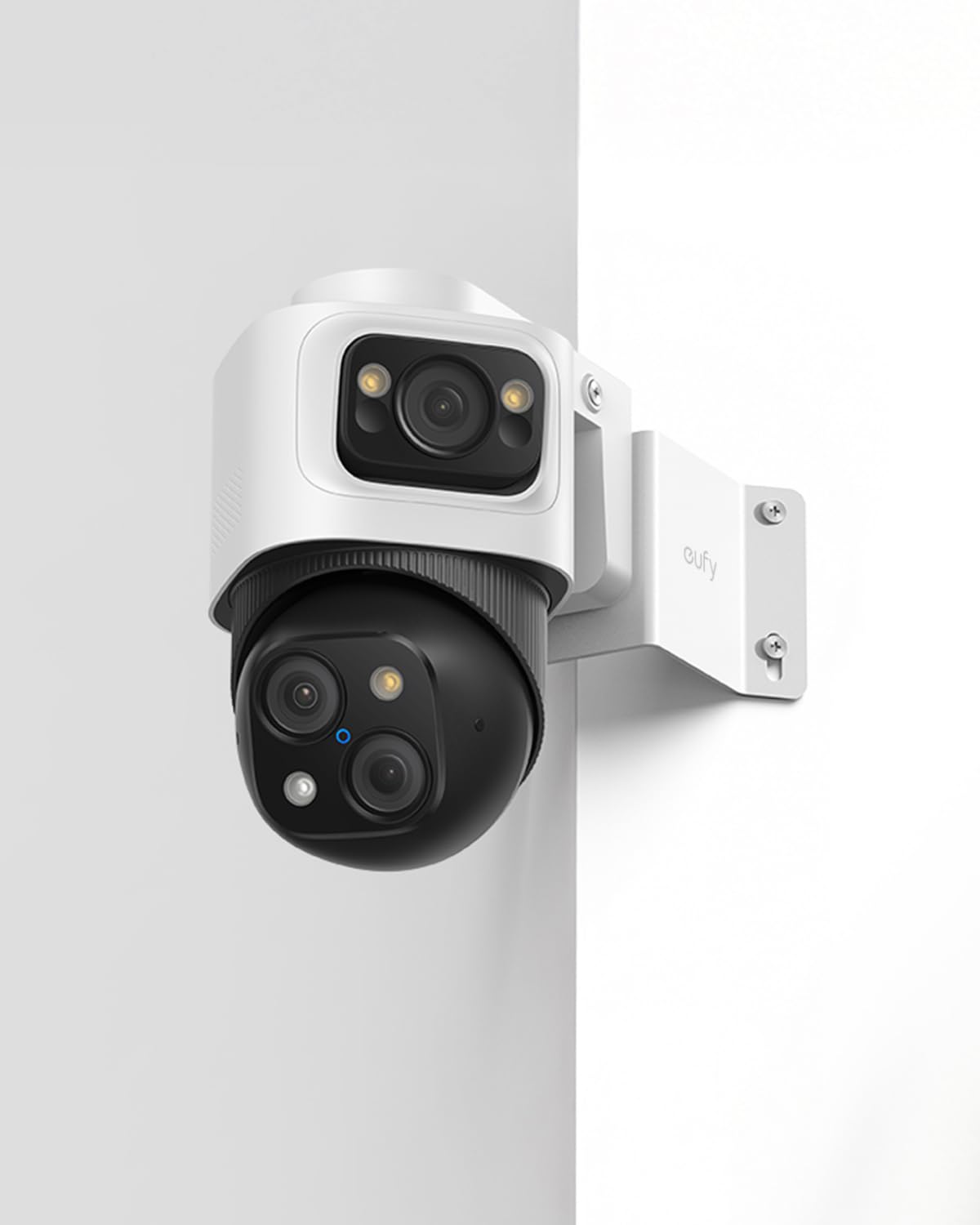 eufy Corner Mount Bracket (T870B), Metal Outdoor Adapter for All eufy PoE Cameras and Select Wi-Fi Outdoor Cameras, Expands Surveillance Coverage