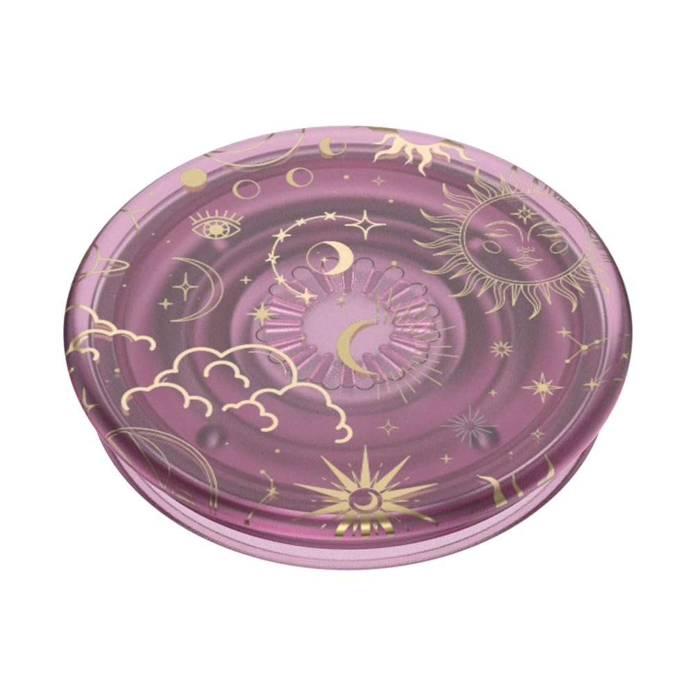 PopSockets Adhesive Phone Grip, Holder, Phone Stand, Celestial - Celestial Mauve