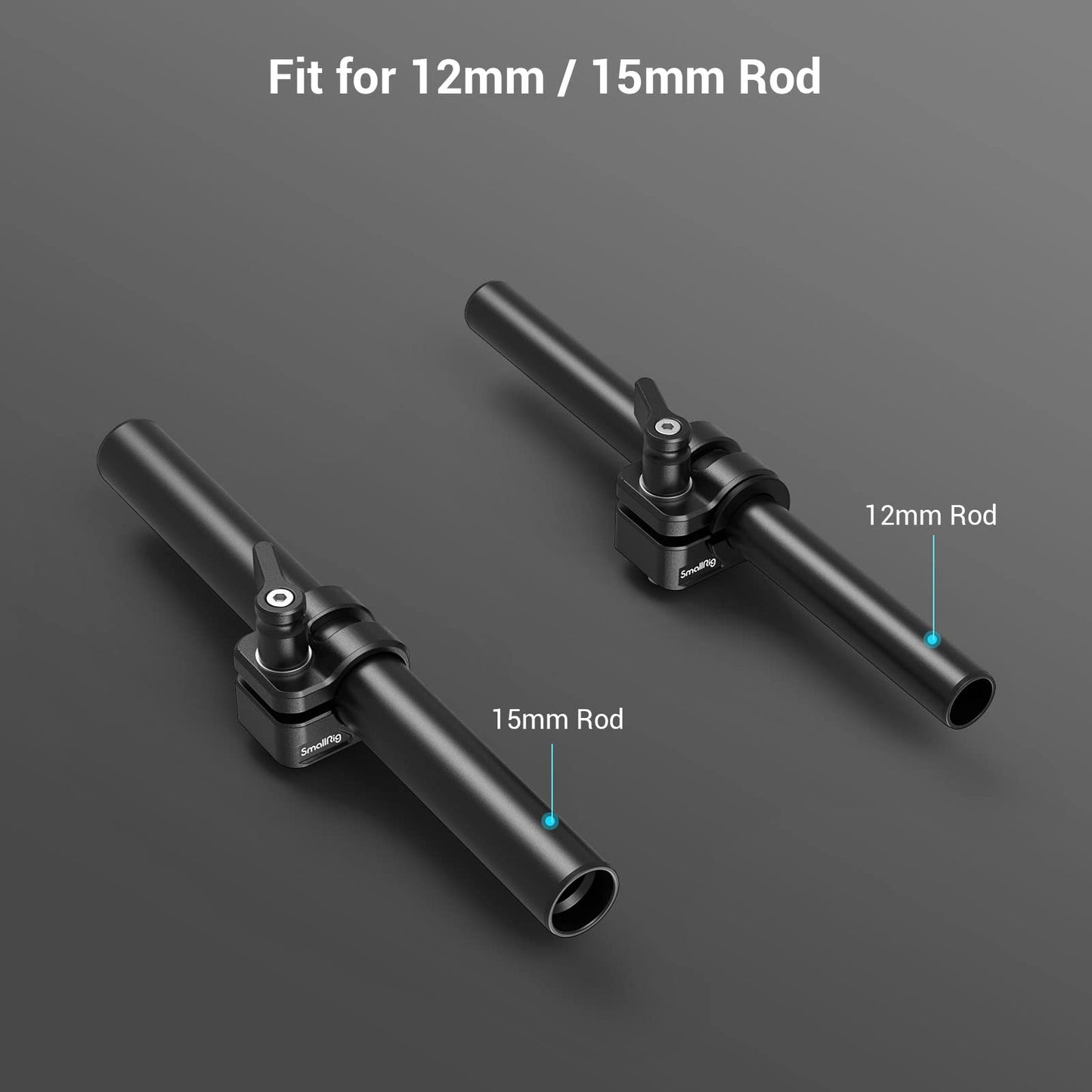 SmallRig 12mm/15mm Single Rod Clamp for SmallRig Cage 3440, 3277, 3278,3784 and 3212-3598