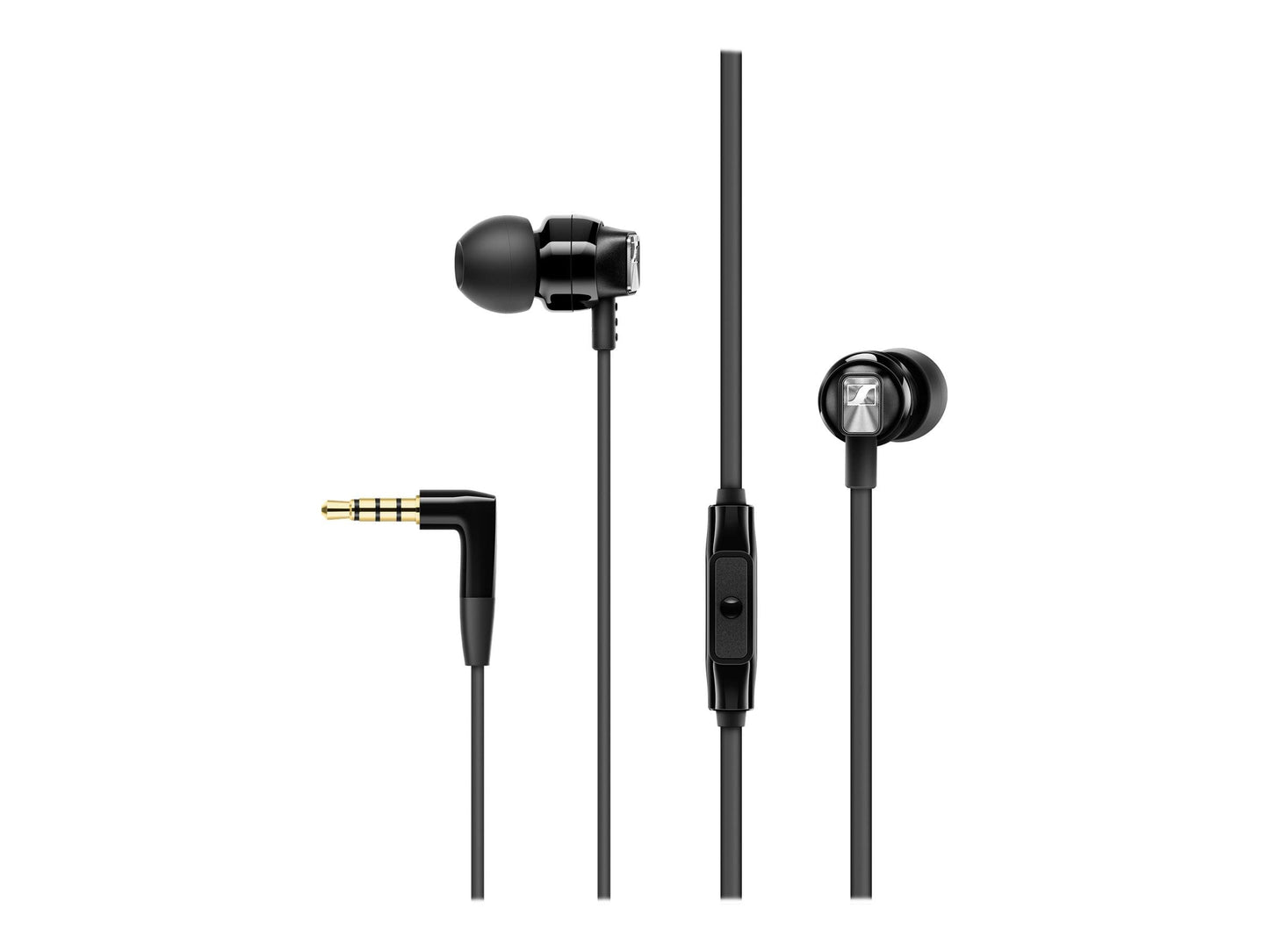 Sennheiser CX 300S in Ear Headphone with One-Button Smart Remote - Black