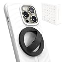 Silicone Magnetic Phone Grip - Finger Loop Design Ring for iPhone Back Magnet Phone Holder Compatible with Magnetic Case