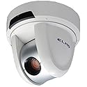 Elmo 9760-2 model PTC-400C Indoor PTZ Dome Color Camera with 12x Optical Zoom, Day Night Function and Remote Control - 12 VDC