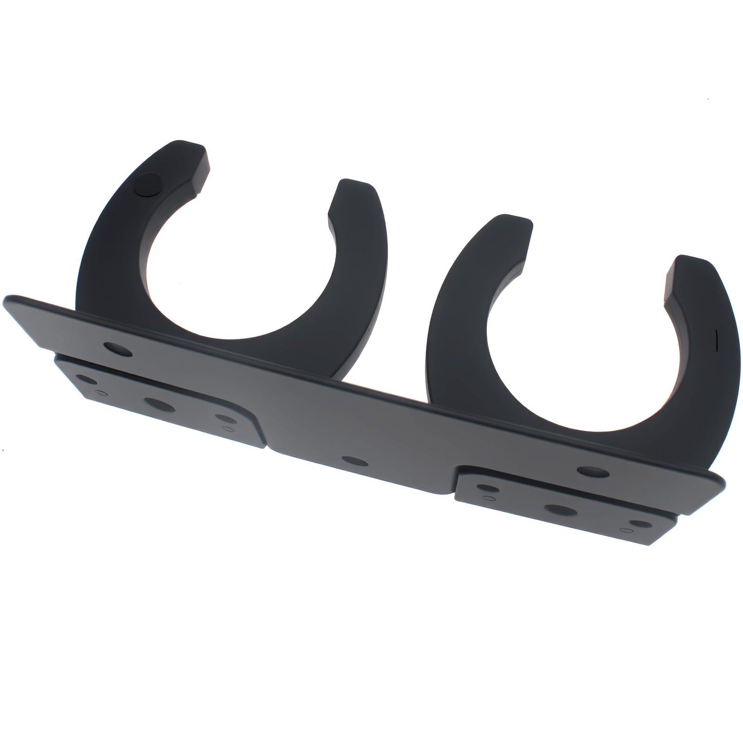 SYCZIOHU Black Microphone Double Hook Stand Holder with Screw for KTV and Home