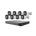 REVO America Ultra 16 Ch. 2TB HDD IP NVR Video Surveillance System, 8 x 4MP IP Bullet Cameras - Remote Access via Smart Phone, Tablet, PC & MAC, Black
