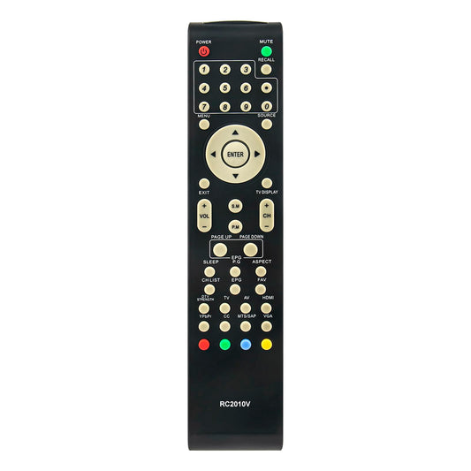 RC2010V Remote Control Replacement fit for VIORE TV LC37VF56 LC32VF56 LC26VF56 LC24VF56 LC22VF56 LC32VH70 LC42VF56 LC32VH56A LC26VH56 LC19VF56