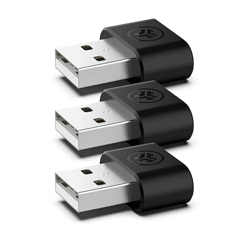 JLab USB Type A to USB Type C Adaptor Dongle - 3 Pack