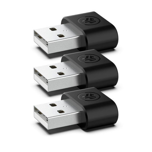 JLab USB Type A to USB Type C Adaptor Dongle - 3 Pack