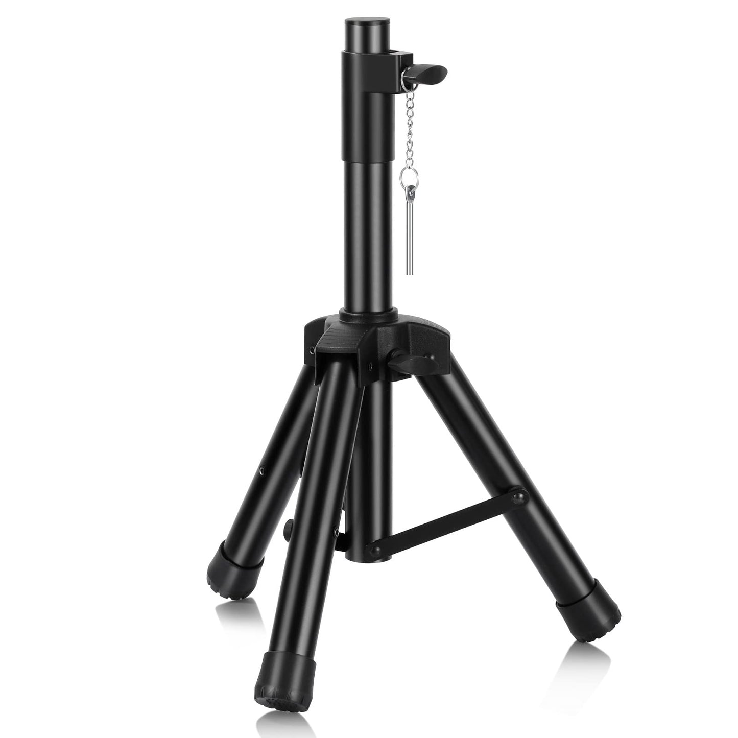 Giskieo Universal Speaker Stand Mount Holder Heavy Duty Tripod/Adjustable Height from 26.8” to 35” and Compatible Insert Easy Mobility Safety Pin
