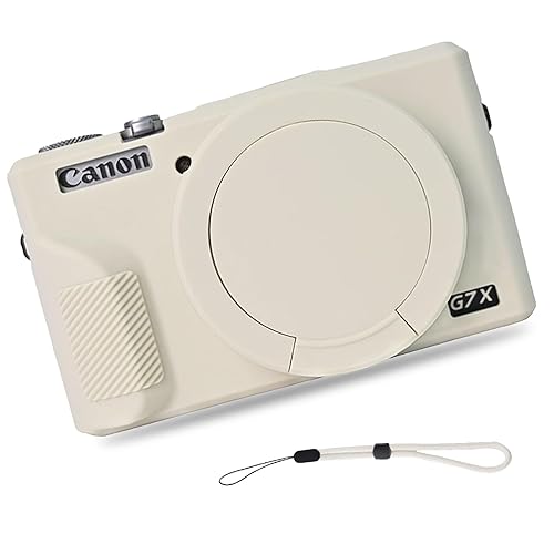 EONORY Camera Case for G7X Mark III Camera, Anti-Scratch Slim Fit Soft Sleeve, Silicone Protective Cover with Removable Lens Cover and Strap Wrist