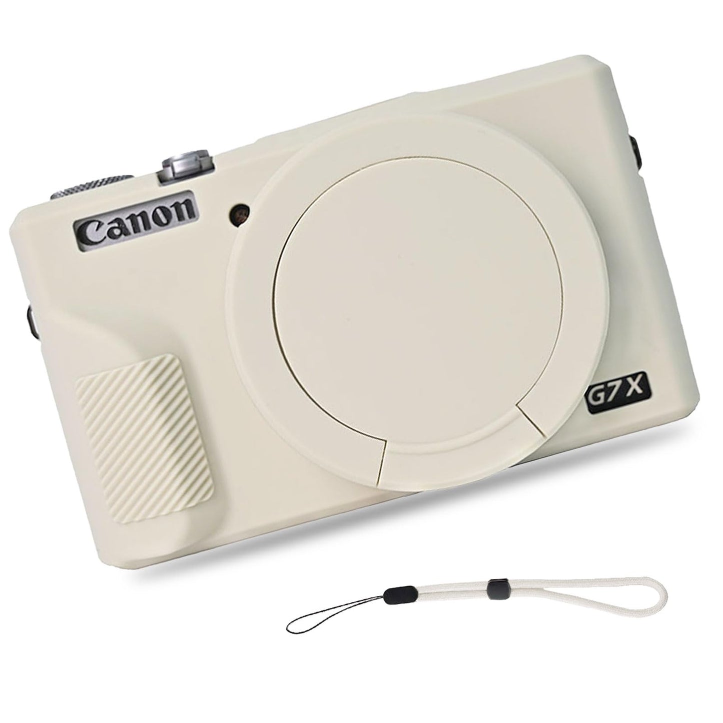 EONORY Camera Case for G7X Mark III Camera, Anti-Scratch Slim Fit Soft Sleeve, Silicone Protective Cover with Removable Lens Cover and Strap Wrist