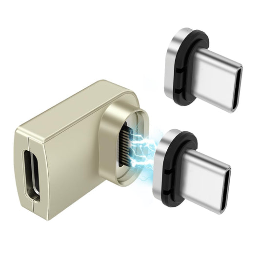 SHEEAST Magnetic USB C Adapter 40Gbps Right Angle USB C Magnetic Adapter -2 Tips with USB4 8K 60Hz 140w Fast Charging for MacBook Pro and Most USB…