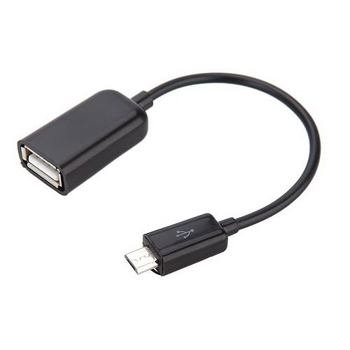 axGear Micro USB to USB Female Adapter Cable for Power Charing and OTG Device
