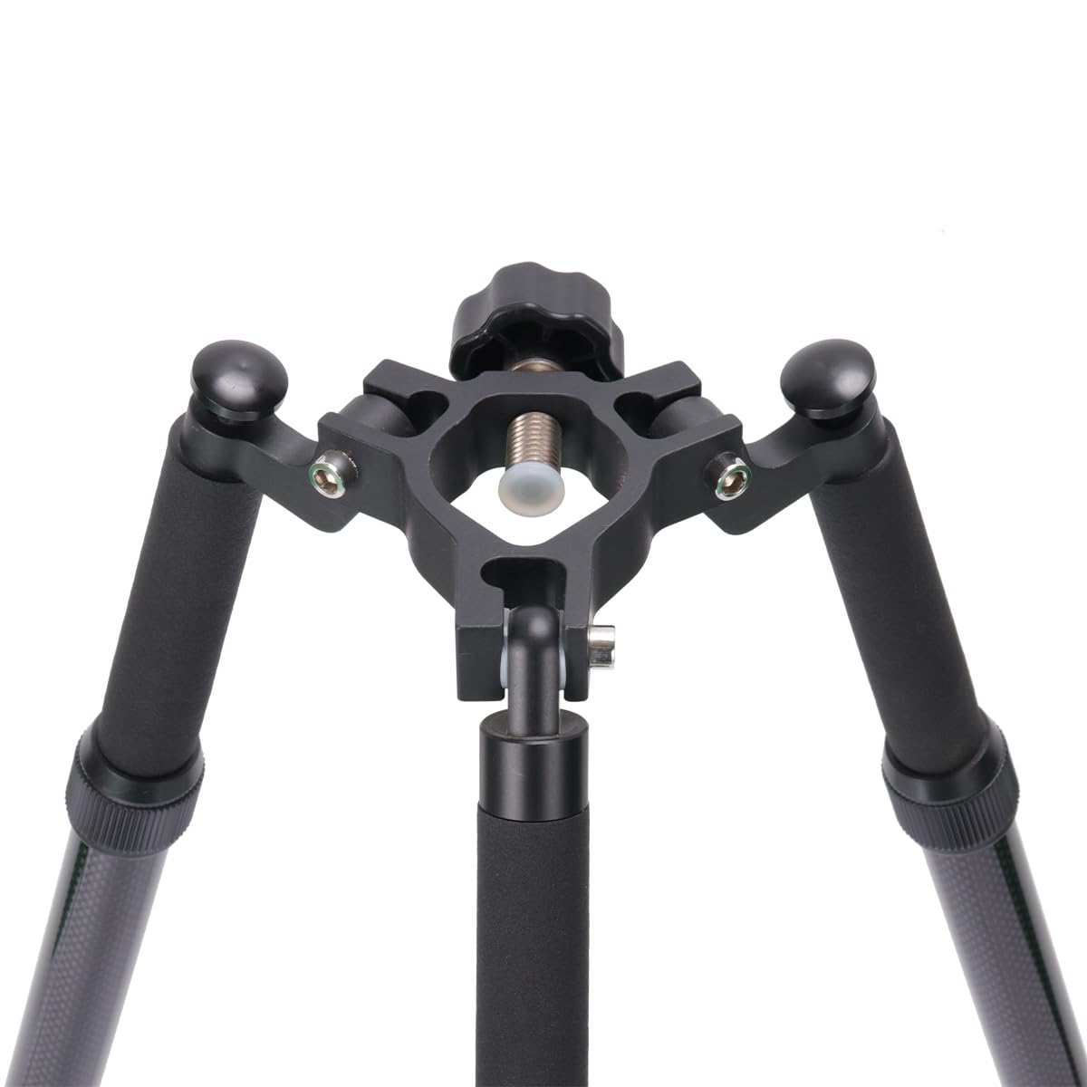 Mountlaser Carbon Fiber Tripod with Thumb Release for Surveying Poles, Fits 1 to 1.25-inch and 1.5-inch Poles, Extends Up to 6 Feet, Collapses to 3.5