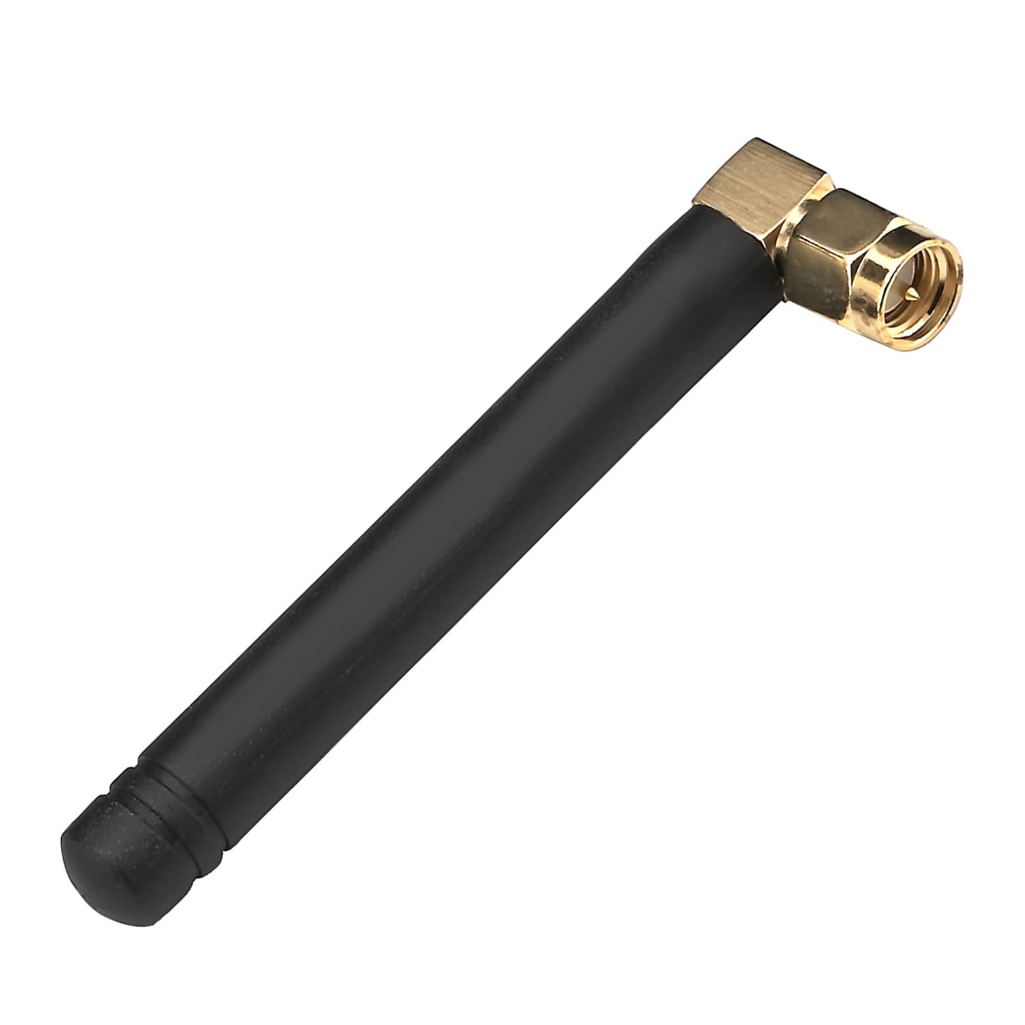 Othmro GSM Antenna 700-2700Mhz 3DB 70mm 1PCS,SMA Male Right Angle Elbow Connector for WiFi Router Booster