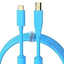 DJ TechTools Chroma Cables: Audio Optimized 1.5M USB-C to USB-B Cable with 56K Resistor (Blue, 1.5m)