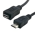 chenyang Micro USB 2.0 Extension Cable,Micro USB 5Pin Male to Female Data Charging Extension Cable for Dash Cam/GPS/Camera 4.92FT/1.5M