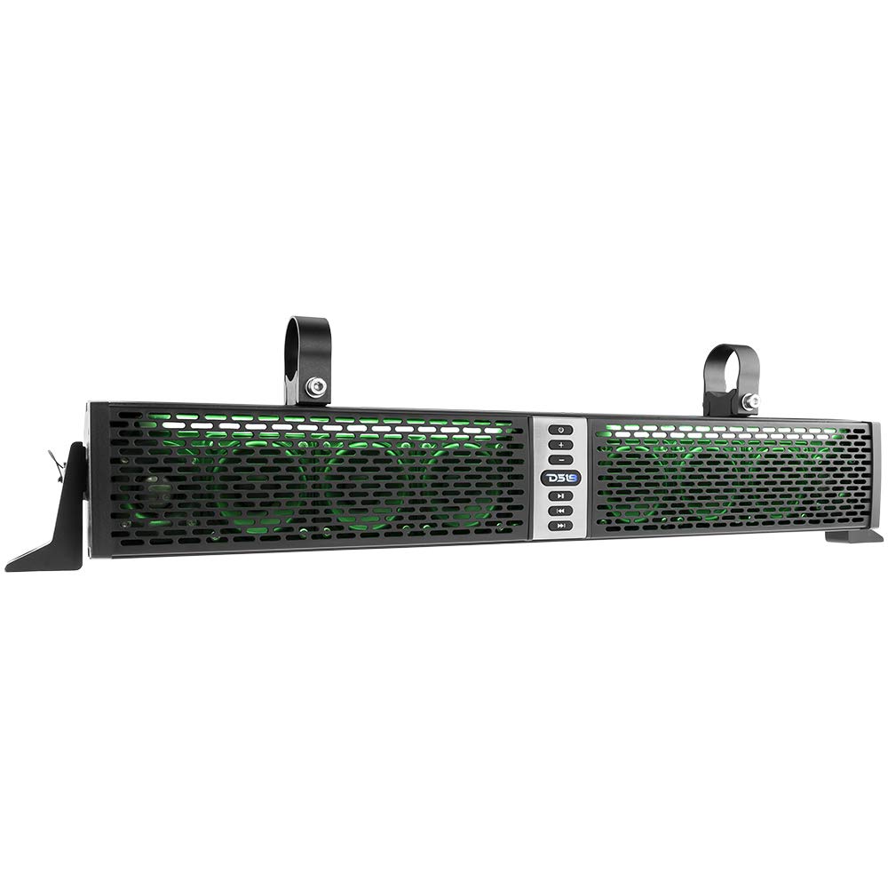 DS18 SBAR 30" 2-Way Sound Bar Waterproof Speaker with Integrated RGB Lights and Bluetooth System-320 MAX, 160 Watts RMS - Ideal for ATV, UTV, Jeep