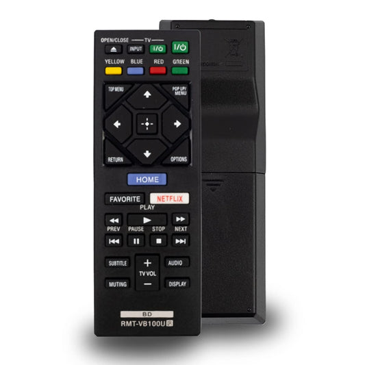 Aurabeam RMT-VB100U Replacement Blu-ray Remote Control for Sony BD Bluray Player (RMTVB100U / 149295411)