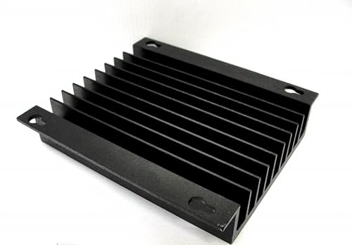 KB ELECTRONICS 9861 7 INCH Auxiliary HEATSINK, Black Anodized Aluminum, for "L" Bracket and KBMD Controls, HEATSINK, Keyhole MOUTING Slots