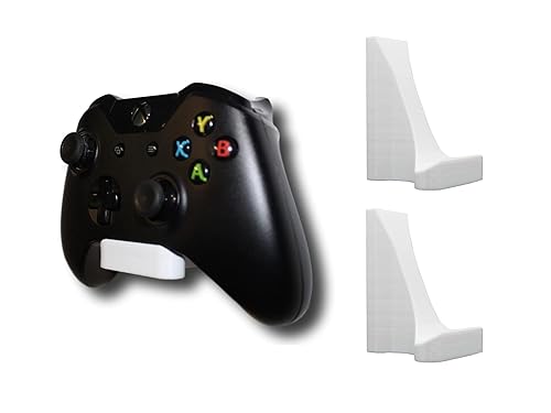 [2 Pack] Holder Stand for XBOX ONE/Elite/Series X & S Controllers | Mount Anywhere with No Wall Damage | Organize Your Gaming Space | Anti-Slip